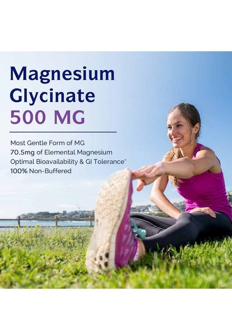 مغنيسيوم جلايسينات كبسولات مغنيسيوم عالية الامتصاص 120 كبسولة - Image 2